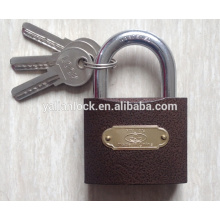 Populärer Verkauf Thick Arc Typ Double punktierte Key Sepia Farbe Eisen Vorhängeschloss